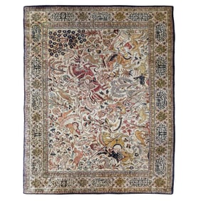 Persian Wool Hunting Rug