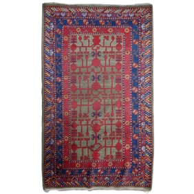 Handwoven Wool Kilim Rug