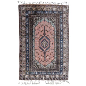 Middle Eastern Handwoven Wool Rug