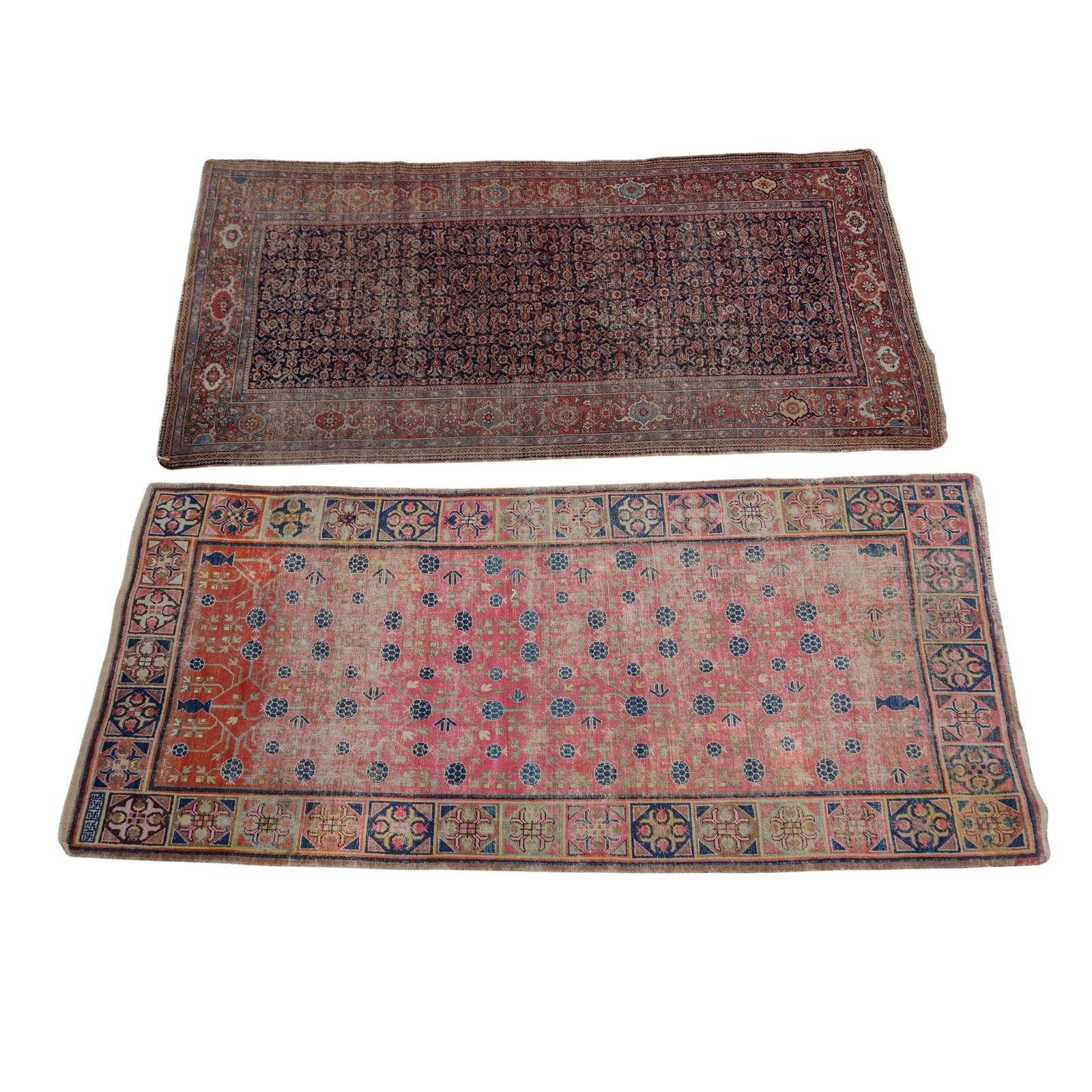(2 pcs) Oriental Handwoven Wool Area Rugs (1 of 5)