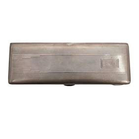 Art Deco CSG & Co. Sterling Silver Cigarette Case