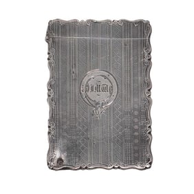 George Unite (English, 1832) Sterling Match Case
