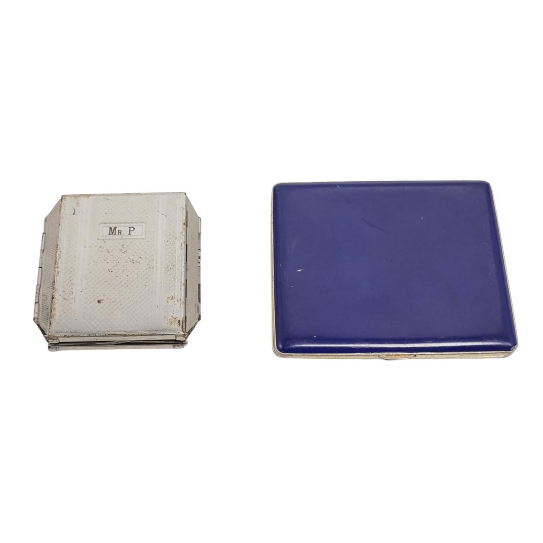 (2 pcs) Vintage Cigarette Cases, Dunhill, Ra-Paul (1 of 11)