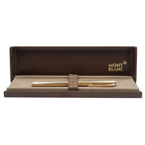 Montblanc Slimline Gold Plated Fountain Pen