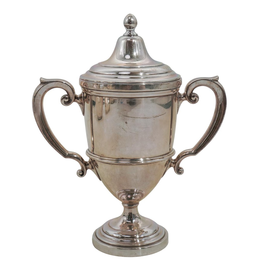 Sterling Silver Lidded Trophy Cup (1 of 6)