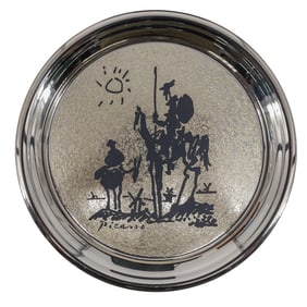 Franklin Mint x Picasso "Don Quixote" Sterling Plate