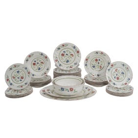(39 Pc) Villeroy & Bosch "Persia" Porcelain Dinnerware Set