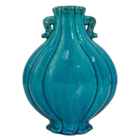 Chinese Turquoise Glazed Vase