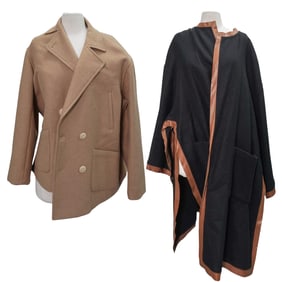 (2 Pc) Vintage Designer Ralph Lauren Wool Jackets