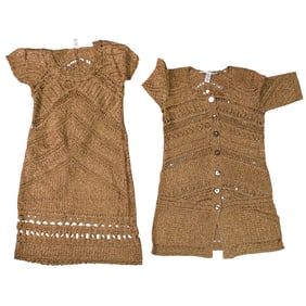 (2 Pc) Vintage Diane Von Furstenberg Ensemble