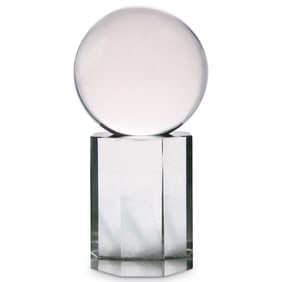 Crystal Ball on Crystal Column