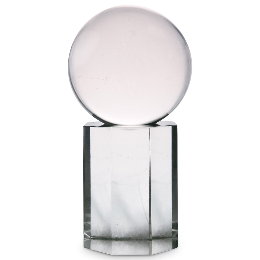 Crystal Ball on Crystal Column (1 of 5)