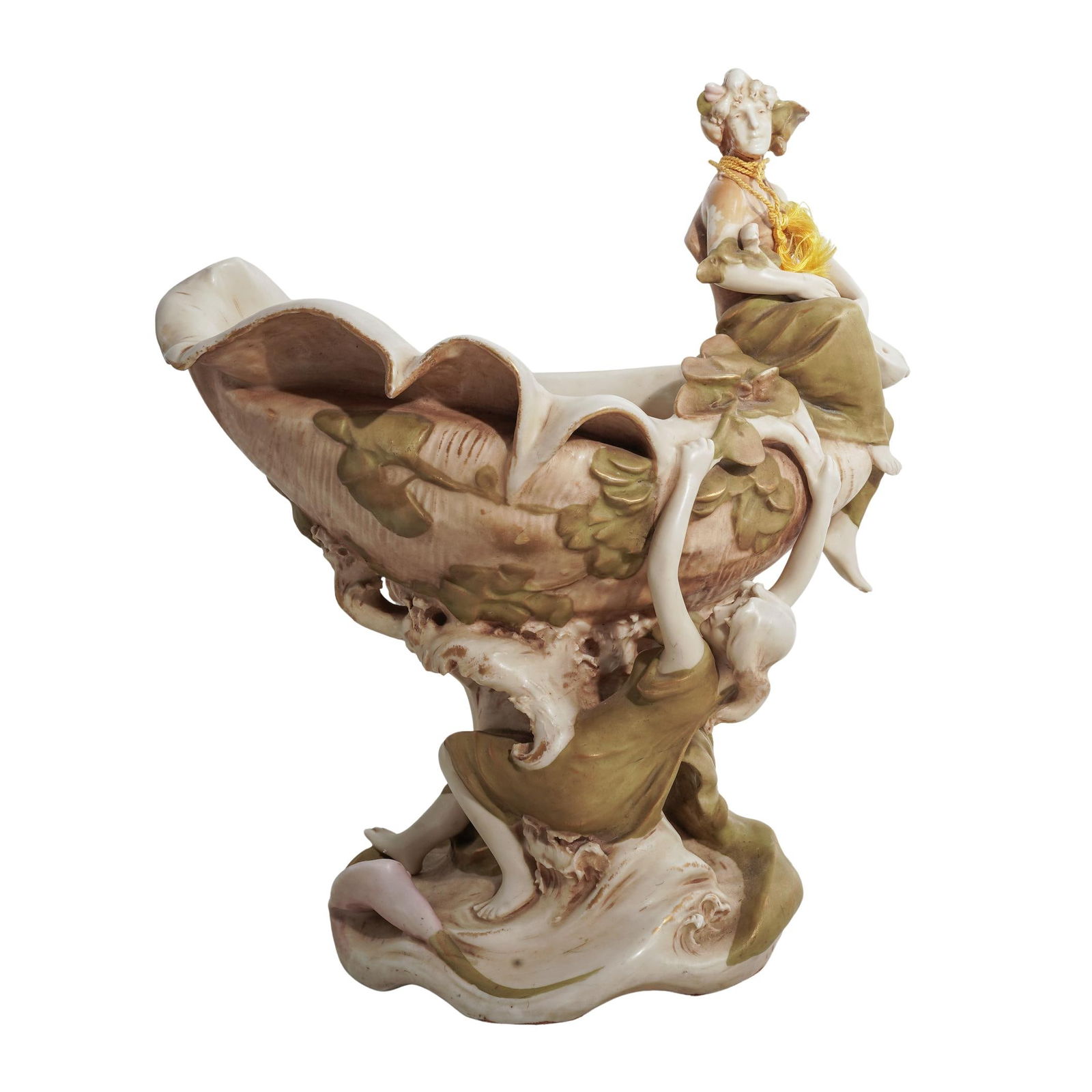 Art Nouveau Royal Dux Bohemia Figural Porcelain Centerpiece (1 of 8)