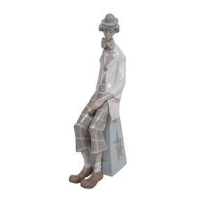 Large "Clown with Concertina" Lladro Figurine
