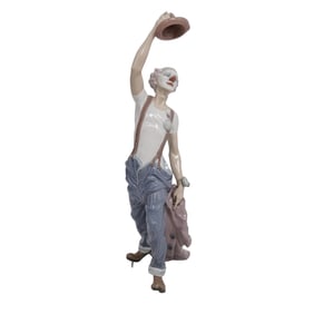 Lladro "Hats Off to Fun" Porcelain Clown Figurine