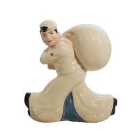 Seamen's Savings Bank "Jolly Sailor" Ceramic Coin Bank
