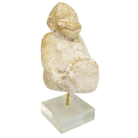 Antique Plaster Carved Figure