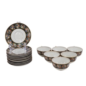 (17 pcs) Rosenthal Porcelain Cups and Saucers