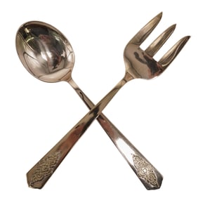 Set of Star of Siam Bronzeware Serving Utensils