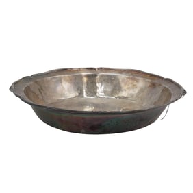Spanish Colonial Silver Shallow Bowl