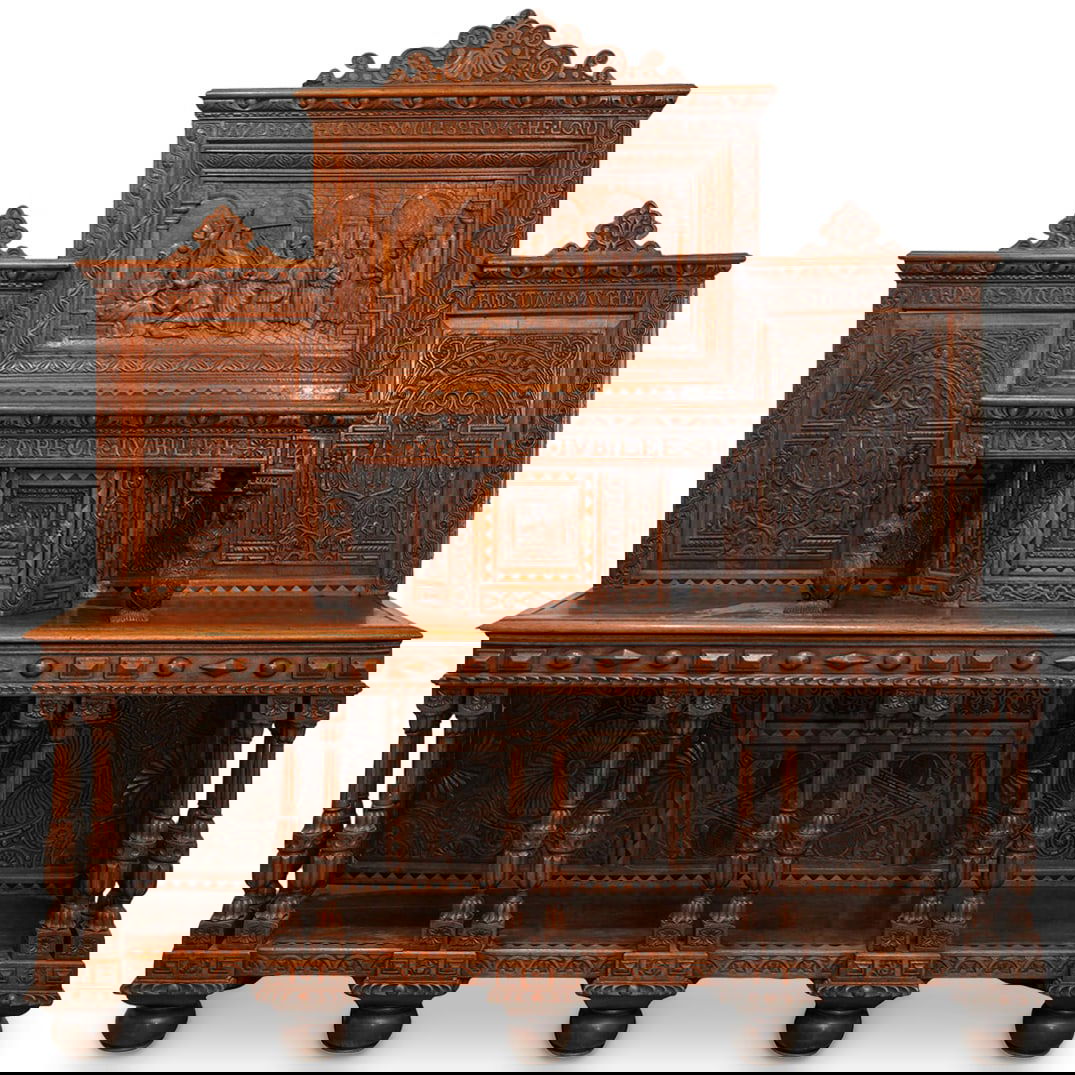 Massive English Oak Religious Altar (1 of 12)