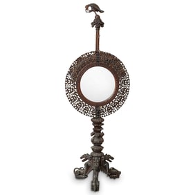 Very Unusual Anglo Indian Free Standing Dressing Mirror