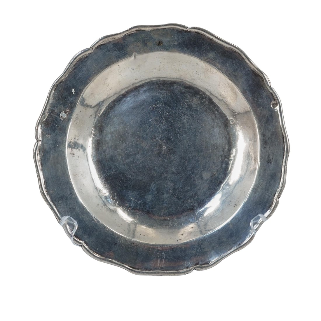 Spanish Colonial Heavy Silver Dish or Plate (1 of 5)