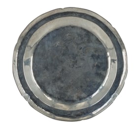 Spanish Colonial Heavy Silver Dish or Plate