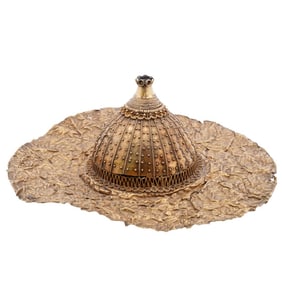 Ancient High Karat Gold Disk Formed Ornament