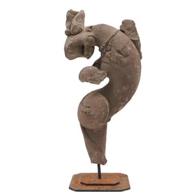 Ancient Indian Stone Sculpture of Standing Lion-Beast