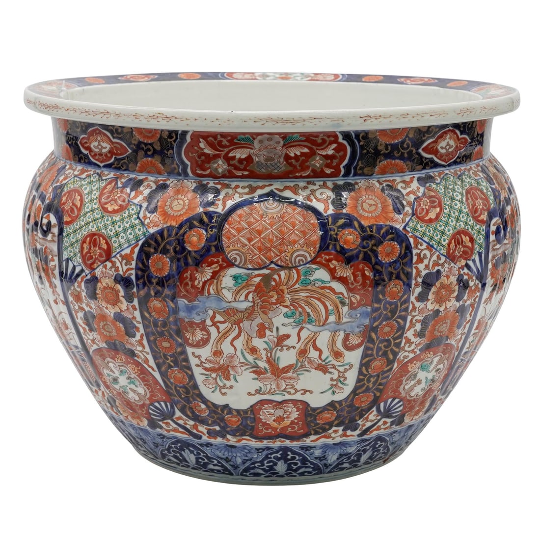 Large & Impressive Fluted Japanese Imari Jardiniere (1 of 16)