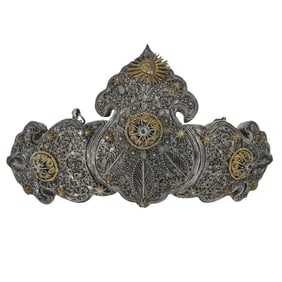 Magnificent Silver Ottoman Empire Royal Belt Buckle