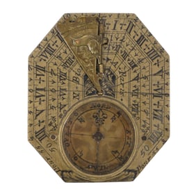 18th Century Antique French Nicolas Bion Compass & Direction Sundial
