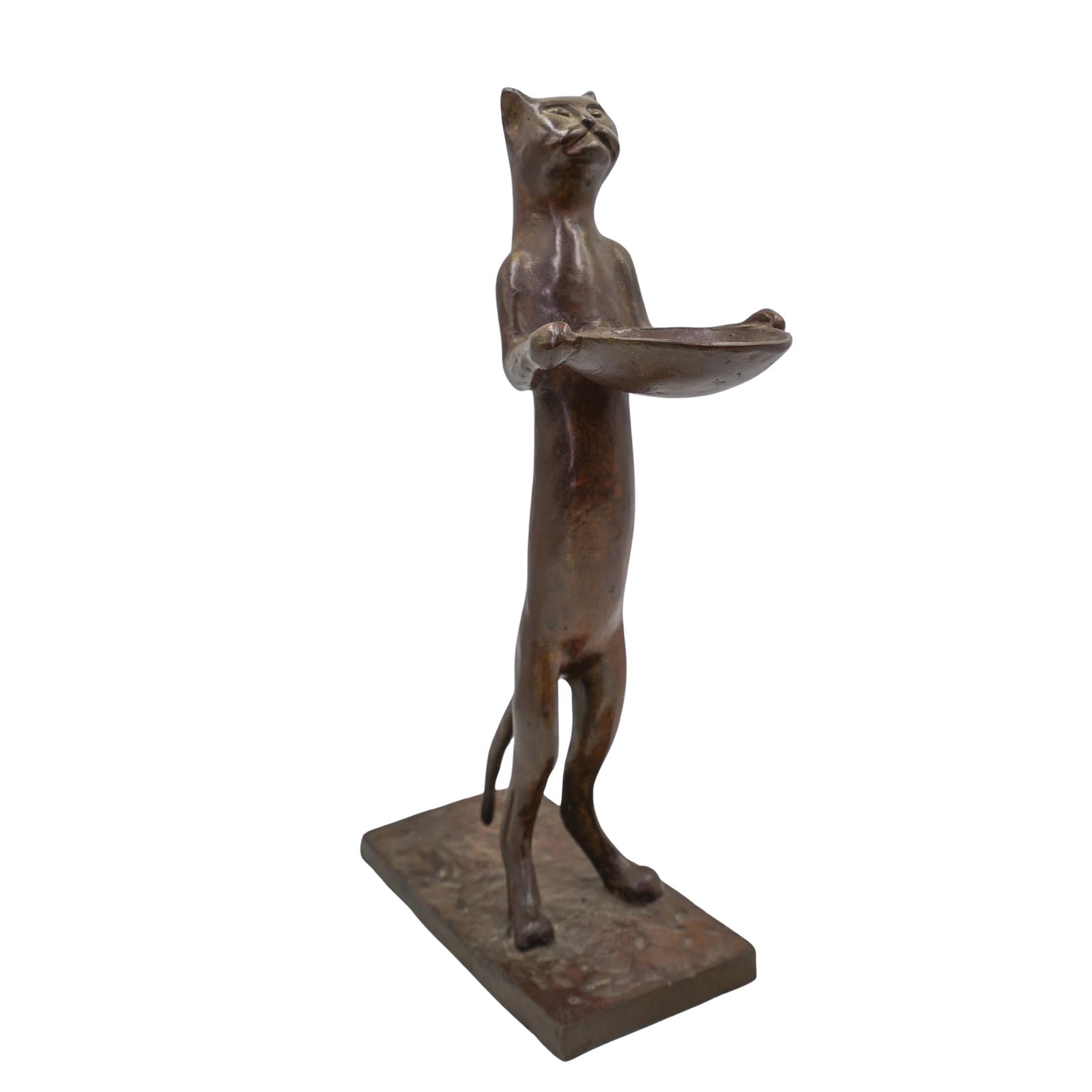 After Diego Giacometti "Le Chat Maitre D'Hotel" Bronze Sculpture