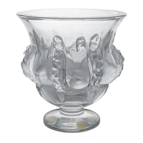 Lalique Crystal "Dampierre" Vase