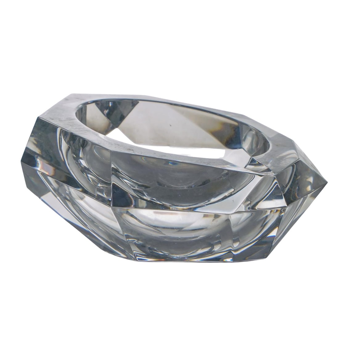 Baccarat Vintage Faceted Crystal Ashtray (1 of 5)