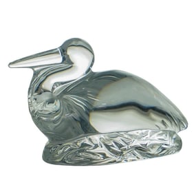 Baccarat Crystal Pelican Figurine
