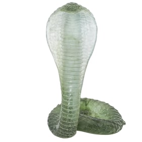 Daum France Patte De Verre Cobra Figurine