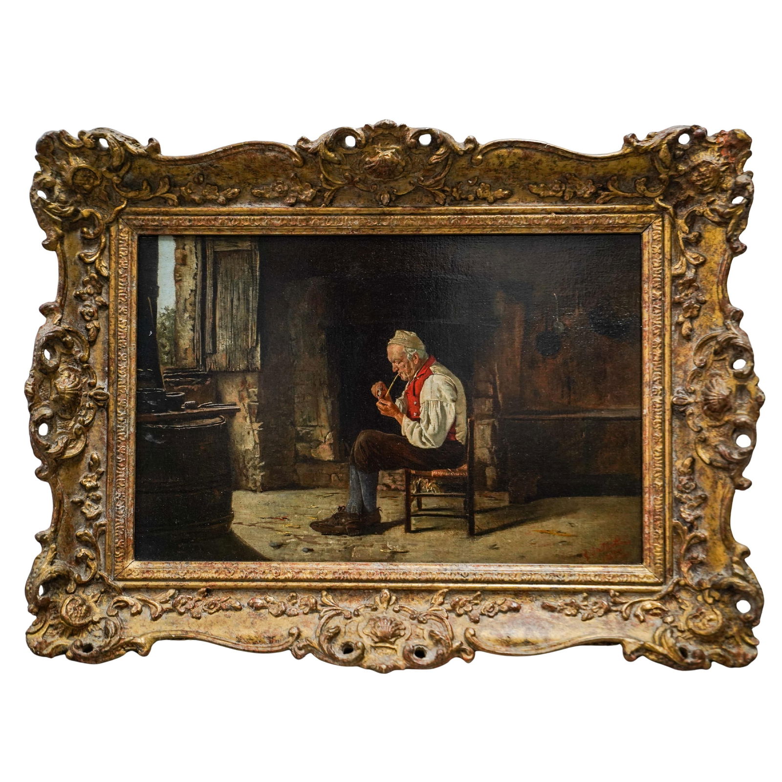 G. Costantini (Italian,1844) Oil Painting On Canvas (1 of 4)