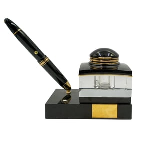 Montblanc Meisterstuck Inkwell and Pen Holder Set