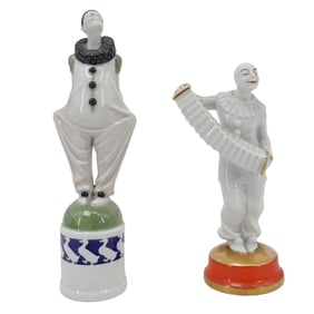 Pair Of Rosenthal Porcelain Pierrot Figures
