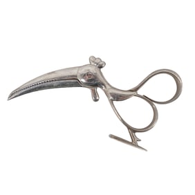 Karl Hagenauer (Austrian, 1898-1956) Parrot Sugar Tongs