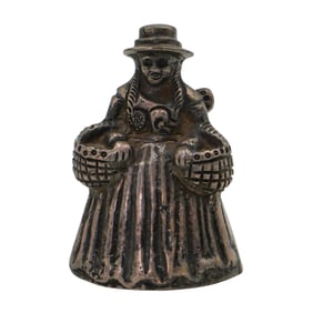 Sterling Silver Rural Lady Bell