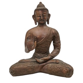 Bronze Seated Lord Buddha