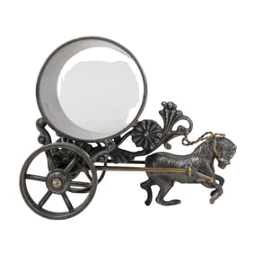 Victorian Meriden Britannia Company Chariot Napkin Ring