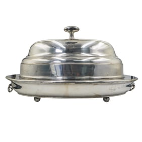 Large Hallmarked Silver Plated Serving Centerpiece