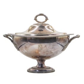 James Dixon and Sons Sheffield Silver Plated Soup Tureen