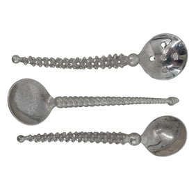 (3 pcs) Silver Plated Decorative Spoons