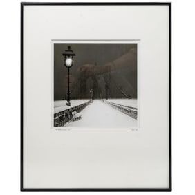 Michael Magill (American, 20th-21st cent.) "Brooklyn Bridge" Photograph Print