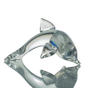 Steuben Glass Dolphin